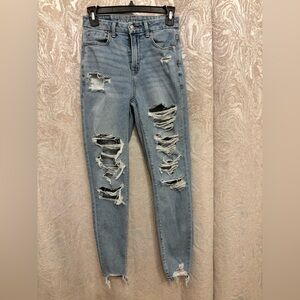 American eagle High–Wasted Curvy Mom Jeans | Size 00 | 27” Inseam